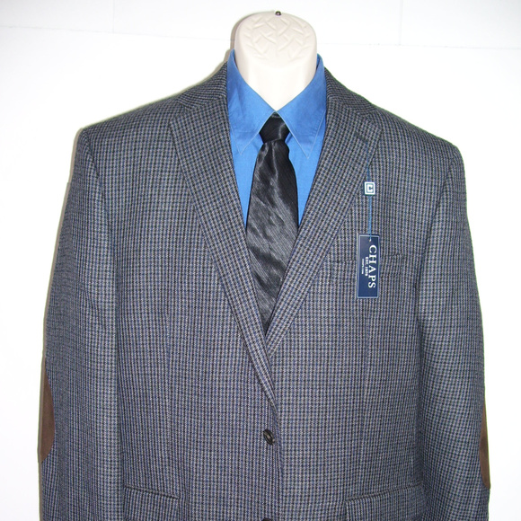 Chaps Other - Chaps Blazer Sports Coat Plaid Pattern 44L D-0071